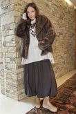 Paloma Pouf Layering Dress Chocolate